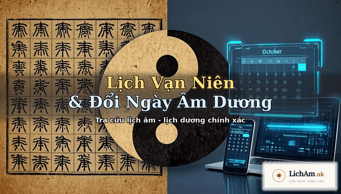 Lịch vạn niên và công cụ đổi ngày âm dương trên LichAm.uk