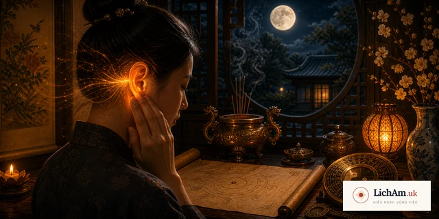 Cách lý giải điềm báo nóng tai theo các khung giờ trong ngày