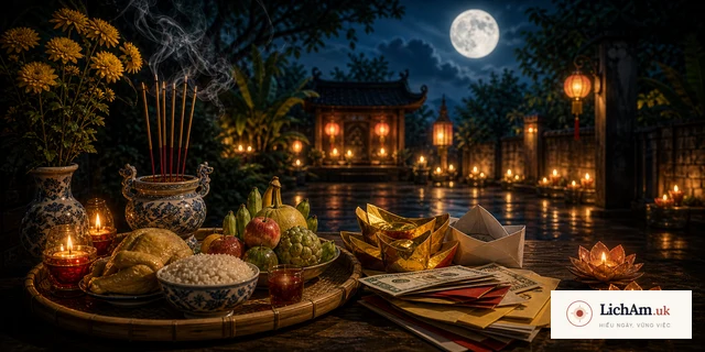 Văn khấn cúng chúng sinh rằm tháng bảy chuẩn tâm linh nhất